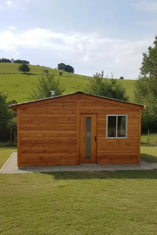 construção de cabanas de madeira pré-fabricadas no Uruguai